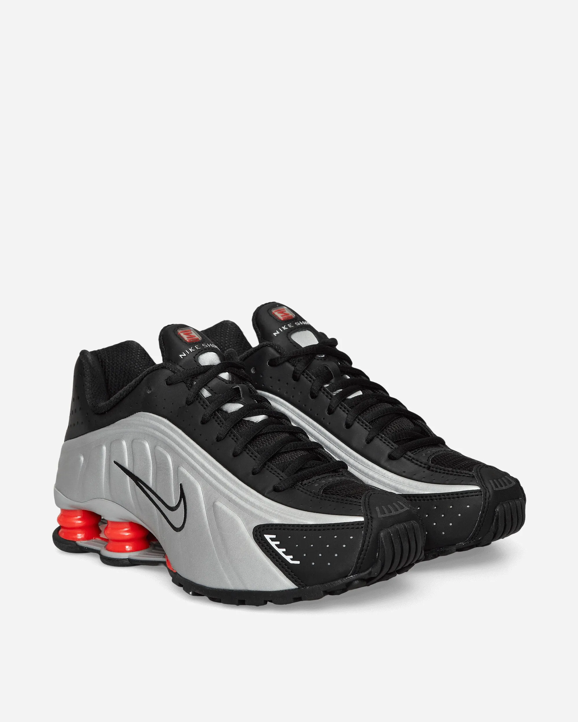 Shox R4 Sneakers Metallisch Silber / Schwarz