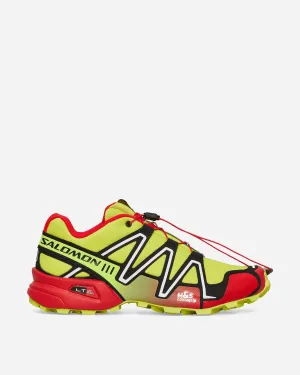Speedcross 3 Sneakers Schwefelquelle / Hochrisiko-Rot / Schwarz