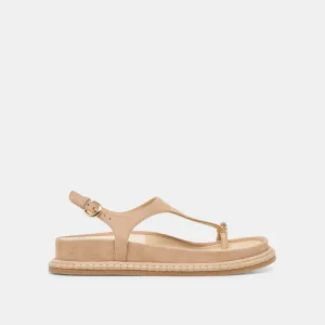 STEFAN EDELSTEIN-SANDALEN BAMBUS WILDLEDER