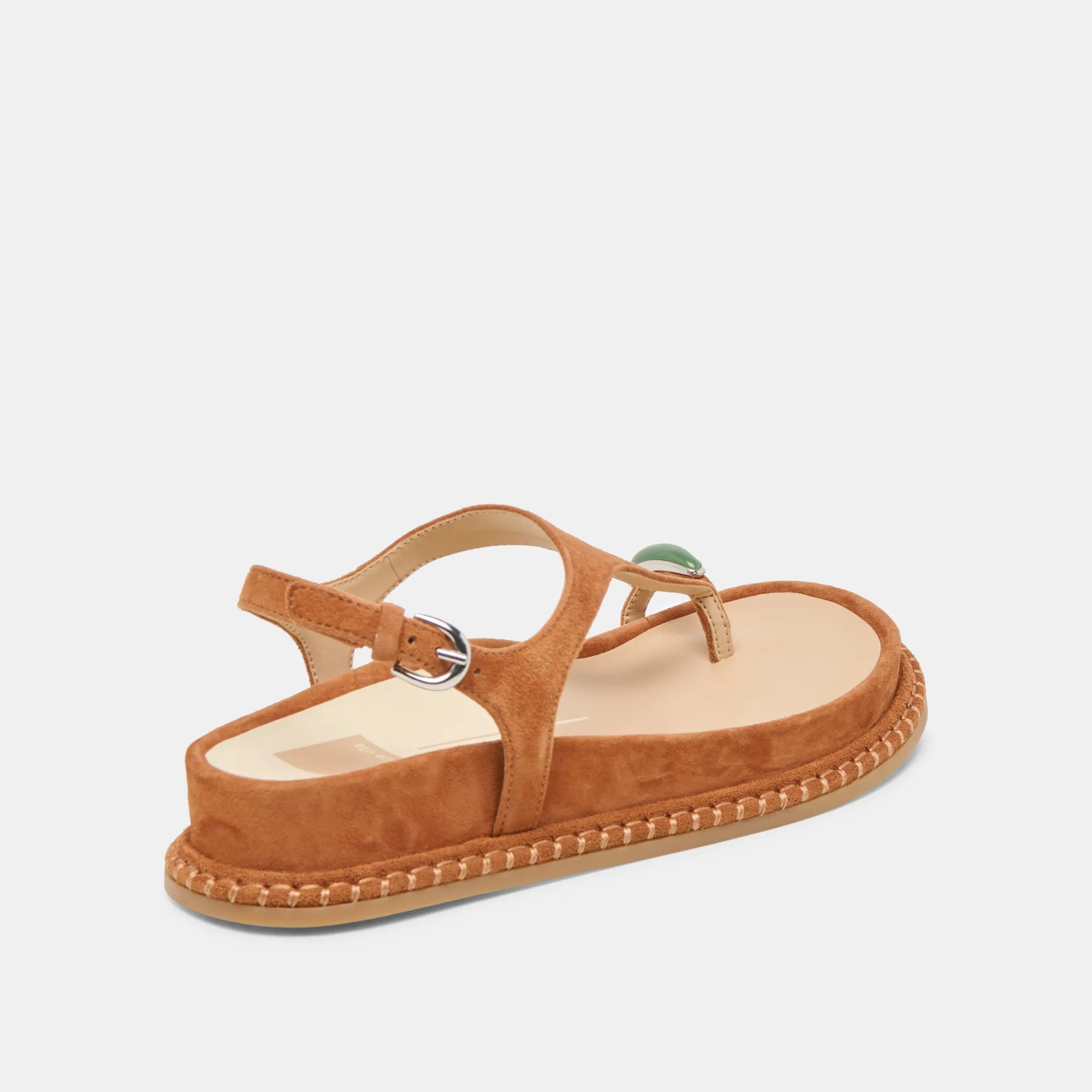 STEFAN EDELSTEIN-SANDALEN KARAMELL WILDLEDER