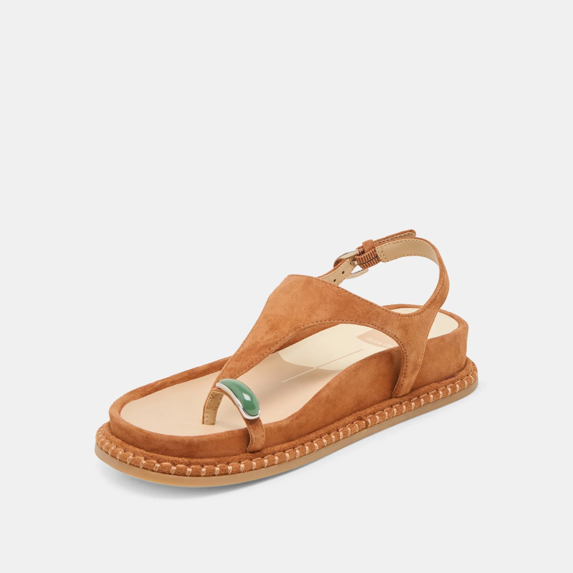 STEFAN EDELSTEIN-SANDALEN KARAMELL WILDLEDER