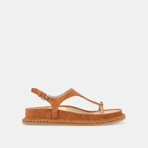 STEFAN EDELSTEIN-SANDALEN KARAMELL WILDLEDER