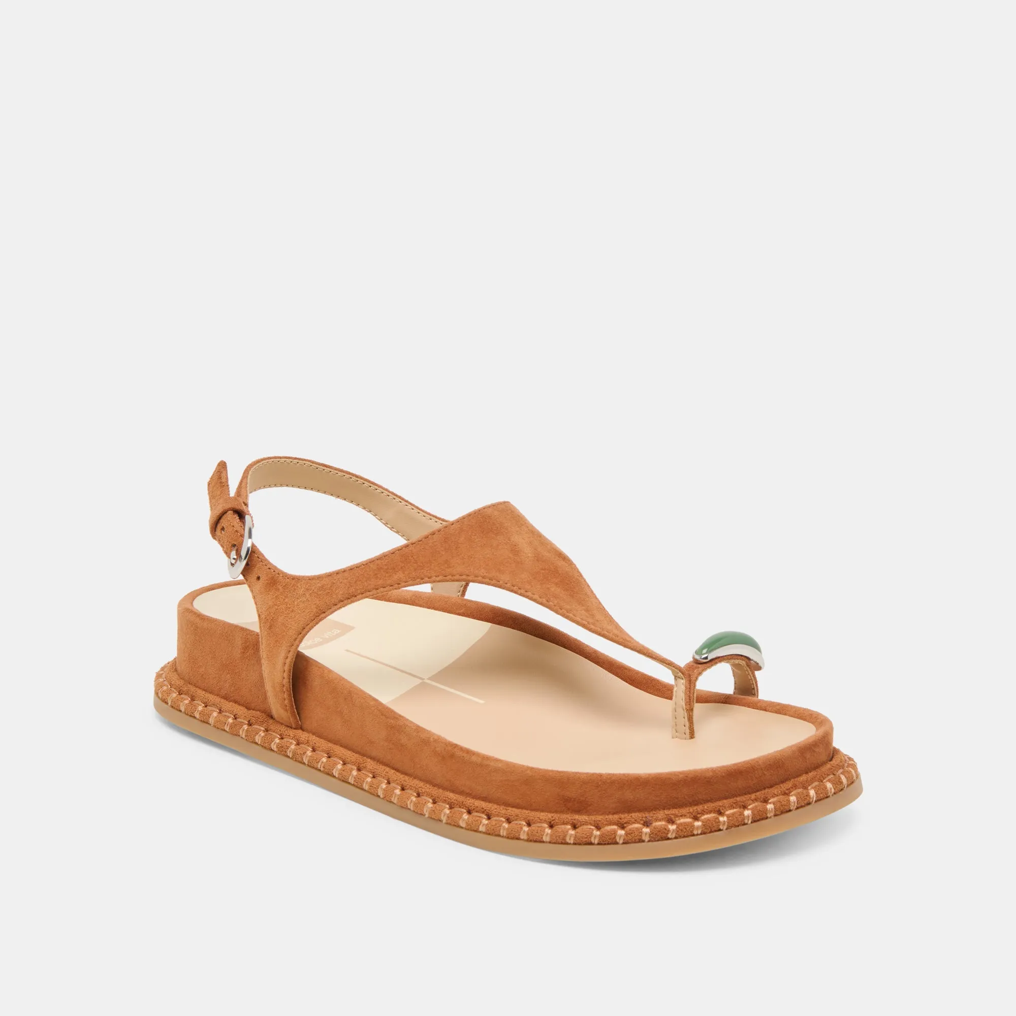 STEFAN EDELSTEIN-SANDALEN KARAMELL WILDLEDER