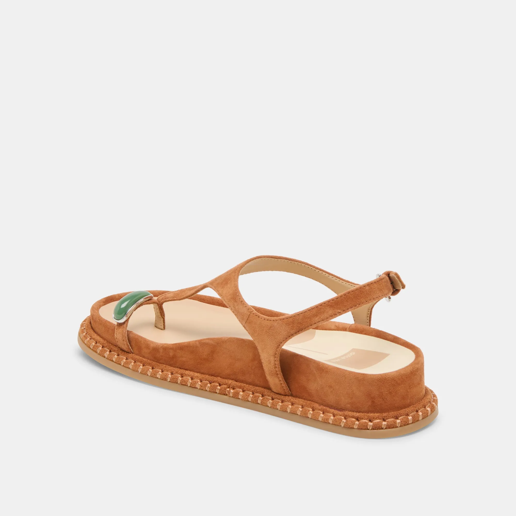 STEFAN EDELSTEIN-SANDALEN KARAMELL WILDLEDER