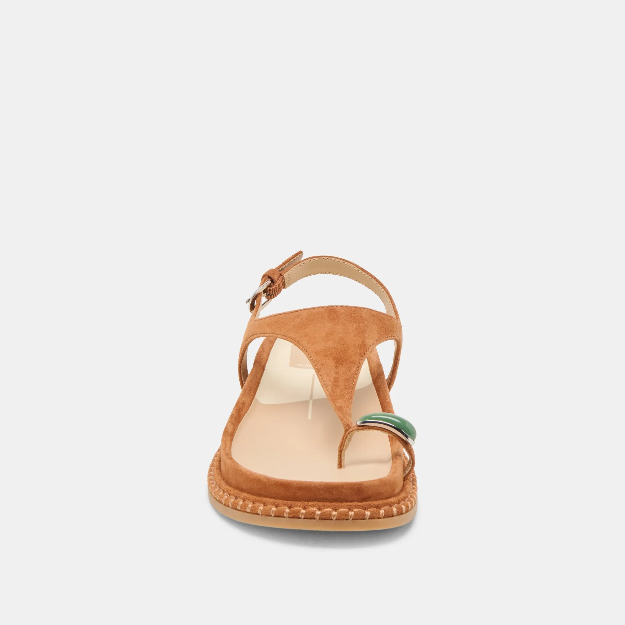 STEFAN EDELSTEIN-SANDALEN KARAMELL WILDLEDER