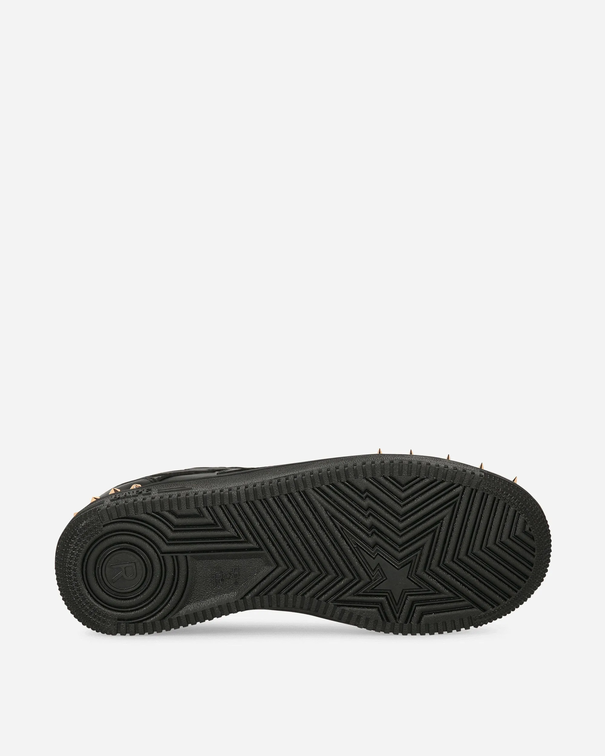 BAPE STA Low M1 Sneakers mit Nieten in Schwarz