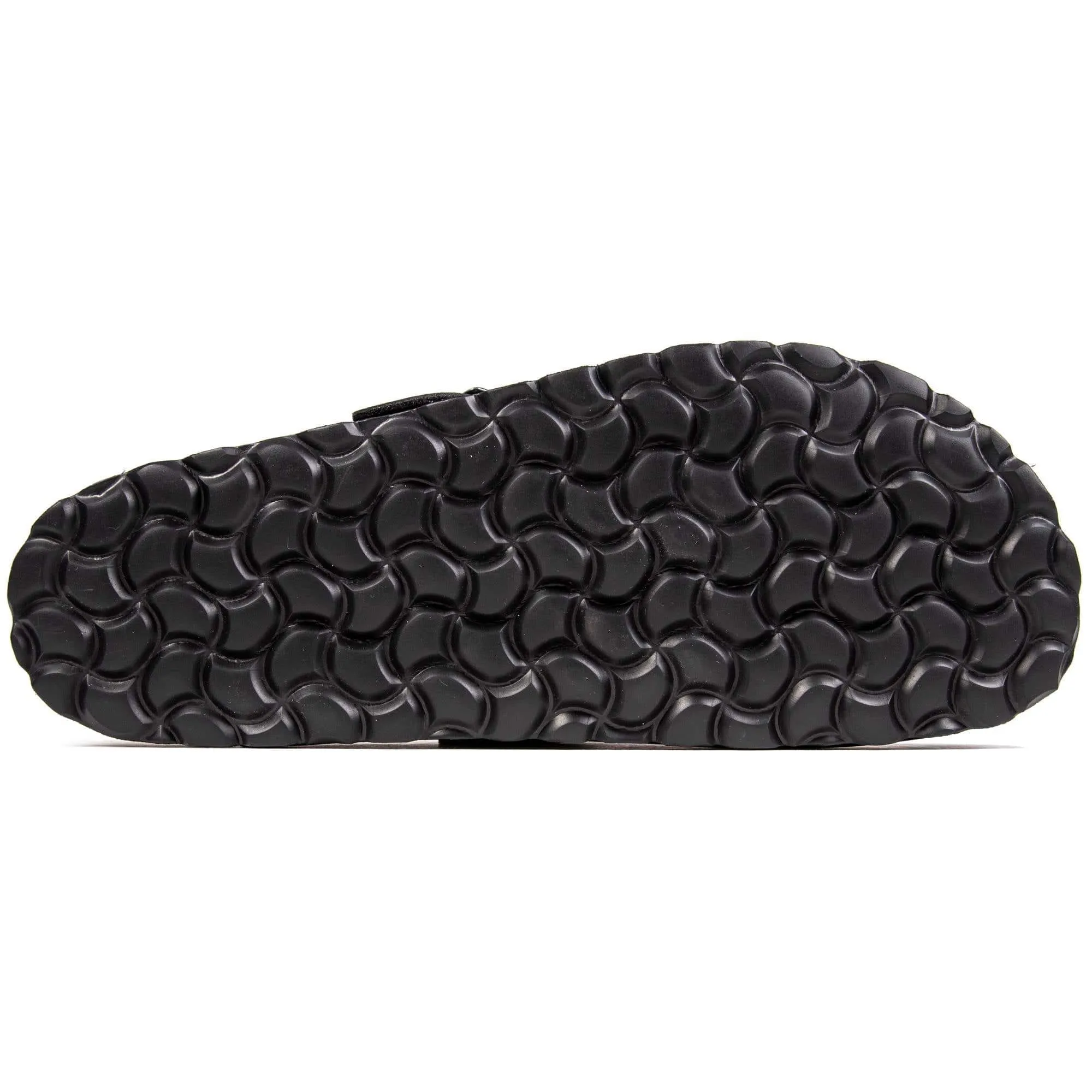 Taro Herren-Fußbett Vegan Sandalen | Schwarz