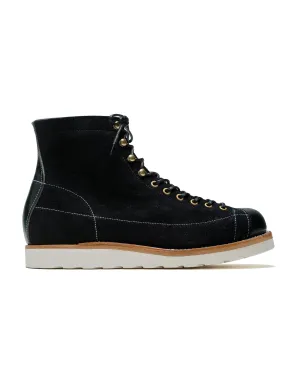 The Real McCoy's MA24009 Ten Mile Arbeitsstiefel / Rauleder Schwarz