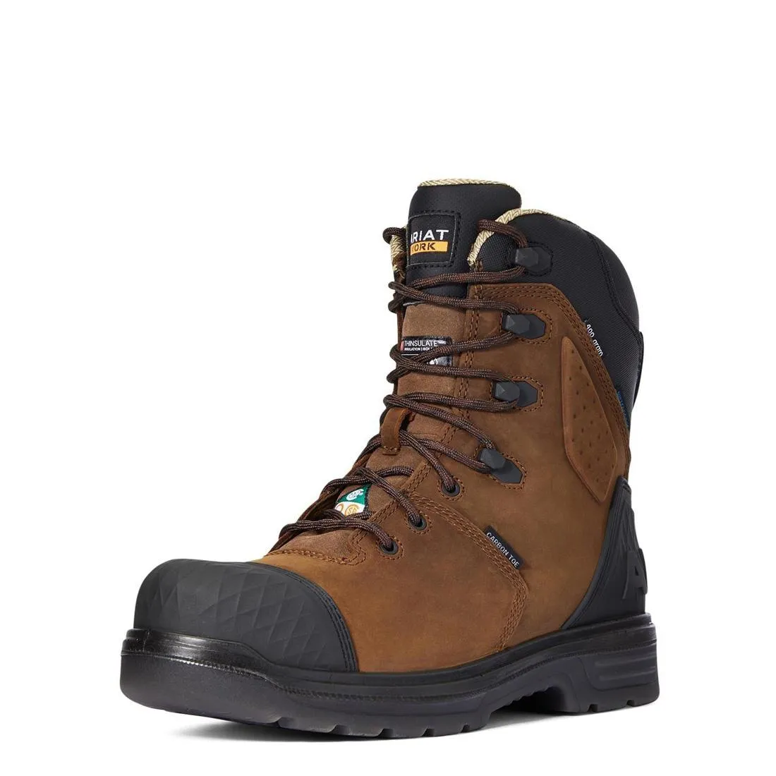 Turbo Outlaw 8 Zoll Carbon-Zehe CSA wasserdichte 400g Carbon-Zehen-Arbeitsstiefel Gerstenbraun