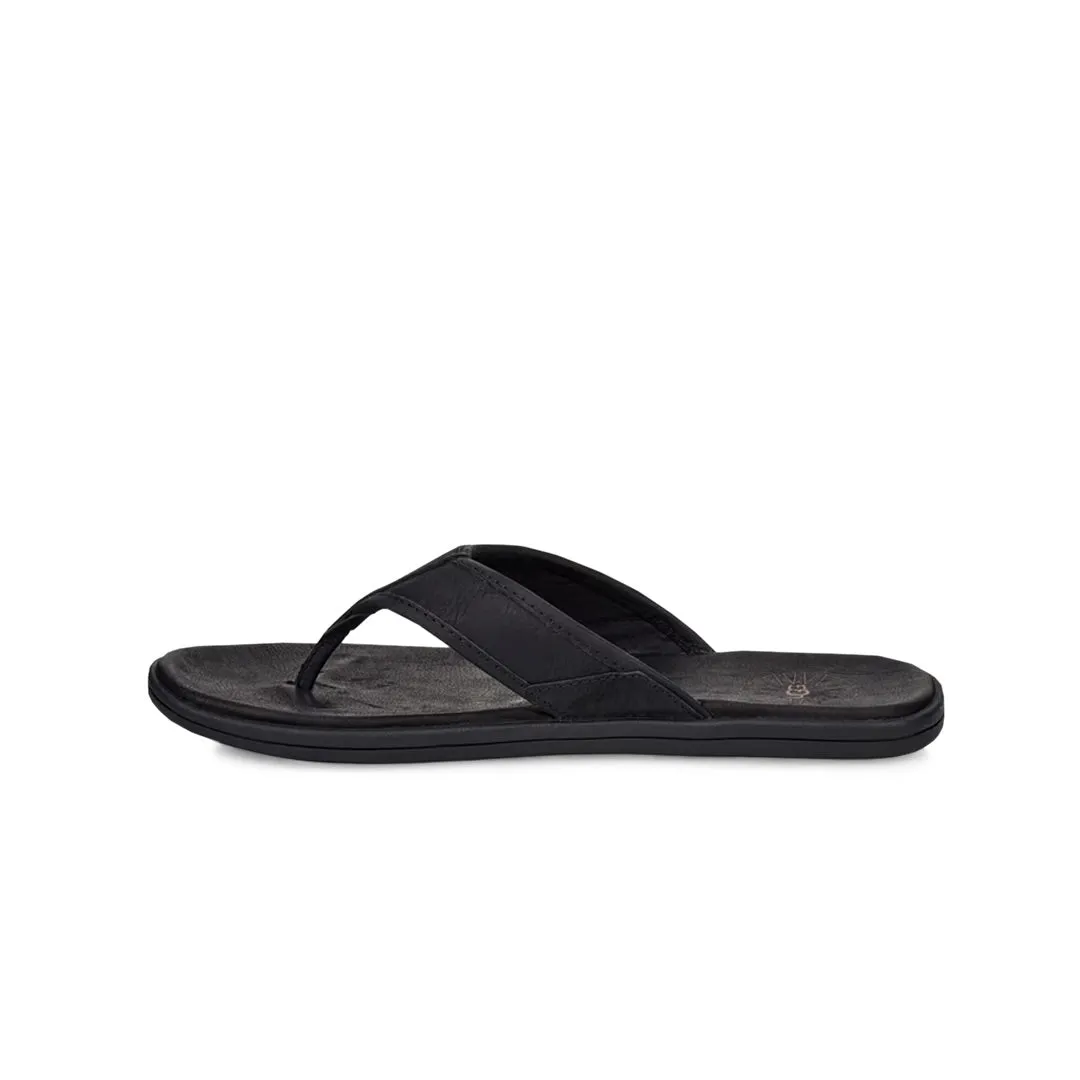 UGG® - Herren Seaside Leder Flip-Flop Sandalen (1102690-BLK)