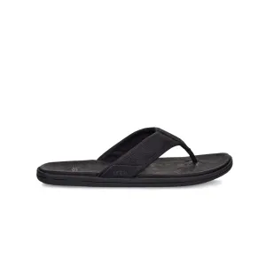 UGG® - Herren Seaside Leder Flip-Flop Sandalen (1102690-BLK)