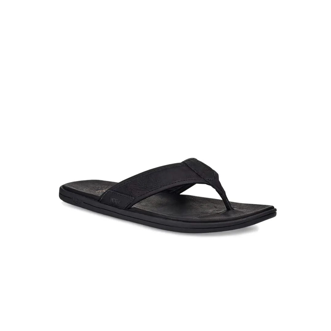 UGG® - Herren Seaside Leder Flip-Flop Sandalen (1102690-BLK)