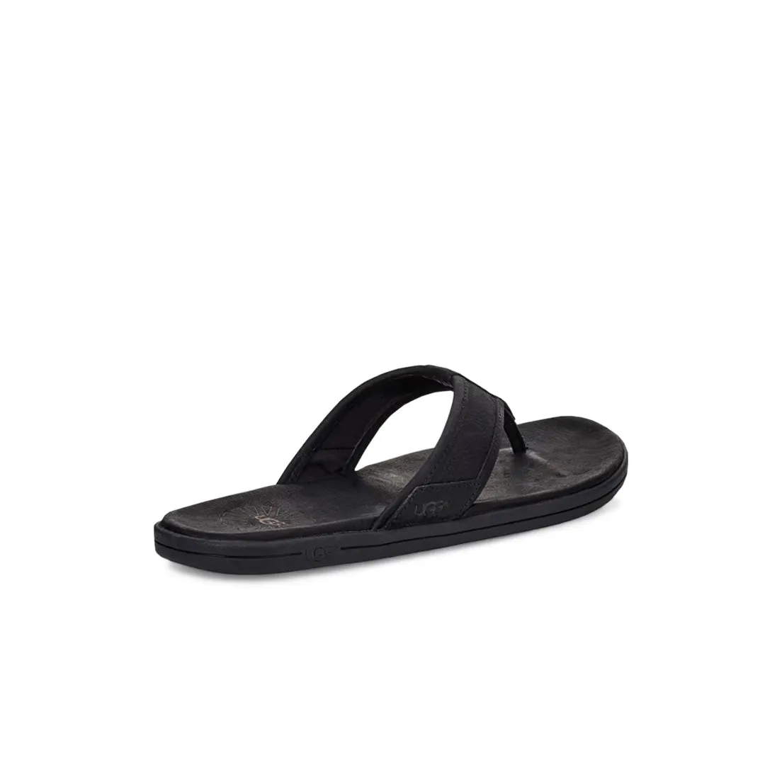 UGG® - Herren Seaside Leder Flip-Flop Sandalen (1102690-BLK)