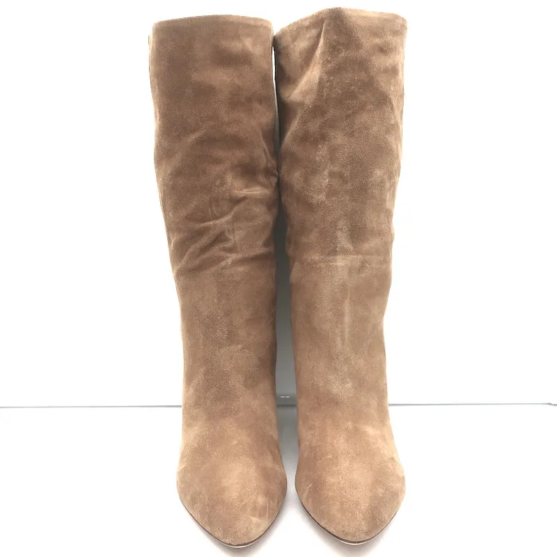 Veronica Beard Blondie Schlaffschaft Wildlederstiefel Beige Größe 6.5
