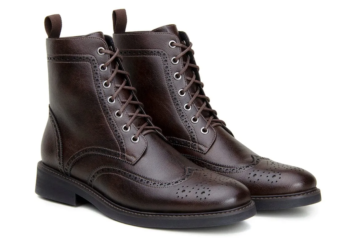 Visionary II Vegan Leder Schnürstiefel | Mehrere Farben