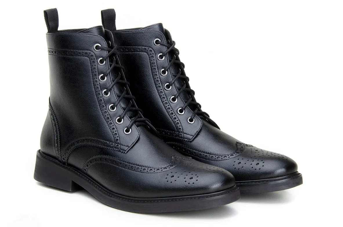 Visionary II Vegan Leder Schnürstiefel | Mehrere Farben