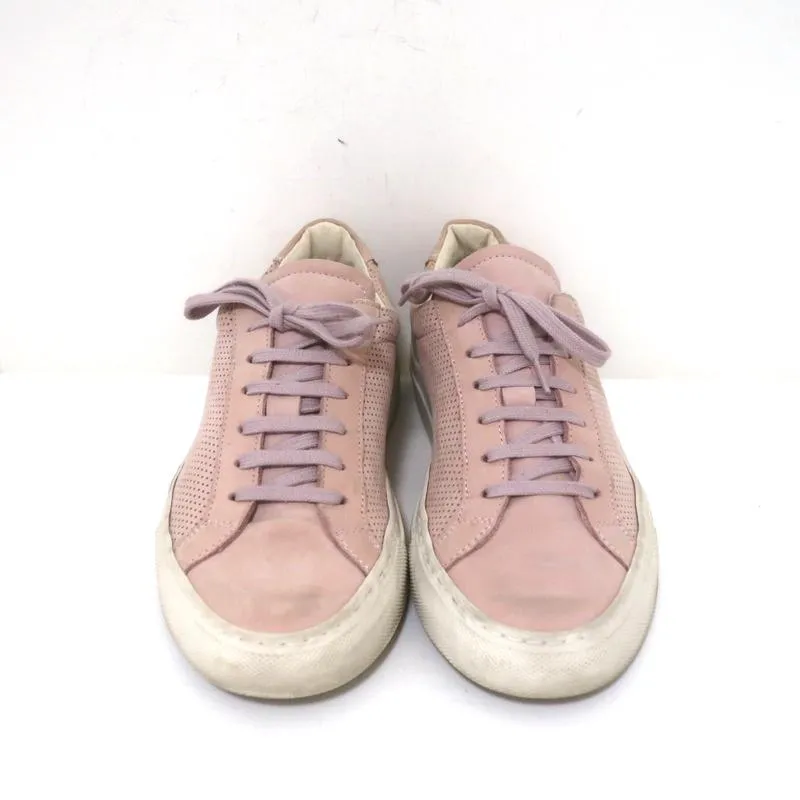 Damen Achilles Low Top Sneakers von Common Projects in Pink mit Perforiertem Wildleder Größe 38