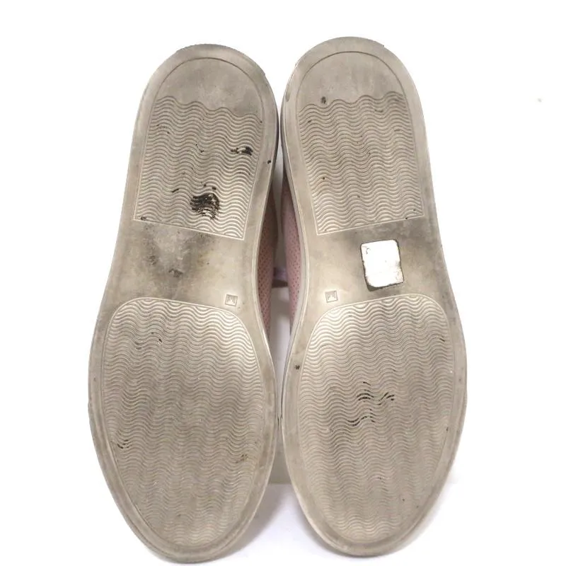 Damen Achilles Low Top Sneakers von Common Projects in Pink mit Perforiertem Wildleder Größe 38