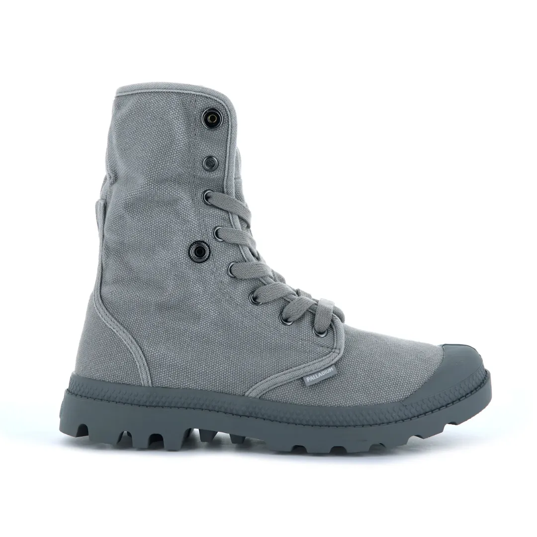 Damenschuh Baggy Canvas Boot in Titan von Palladium