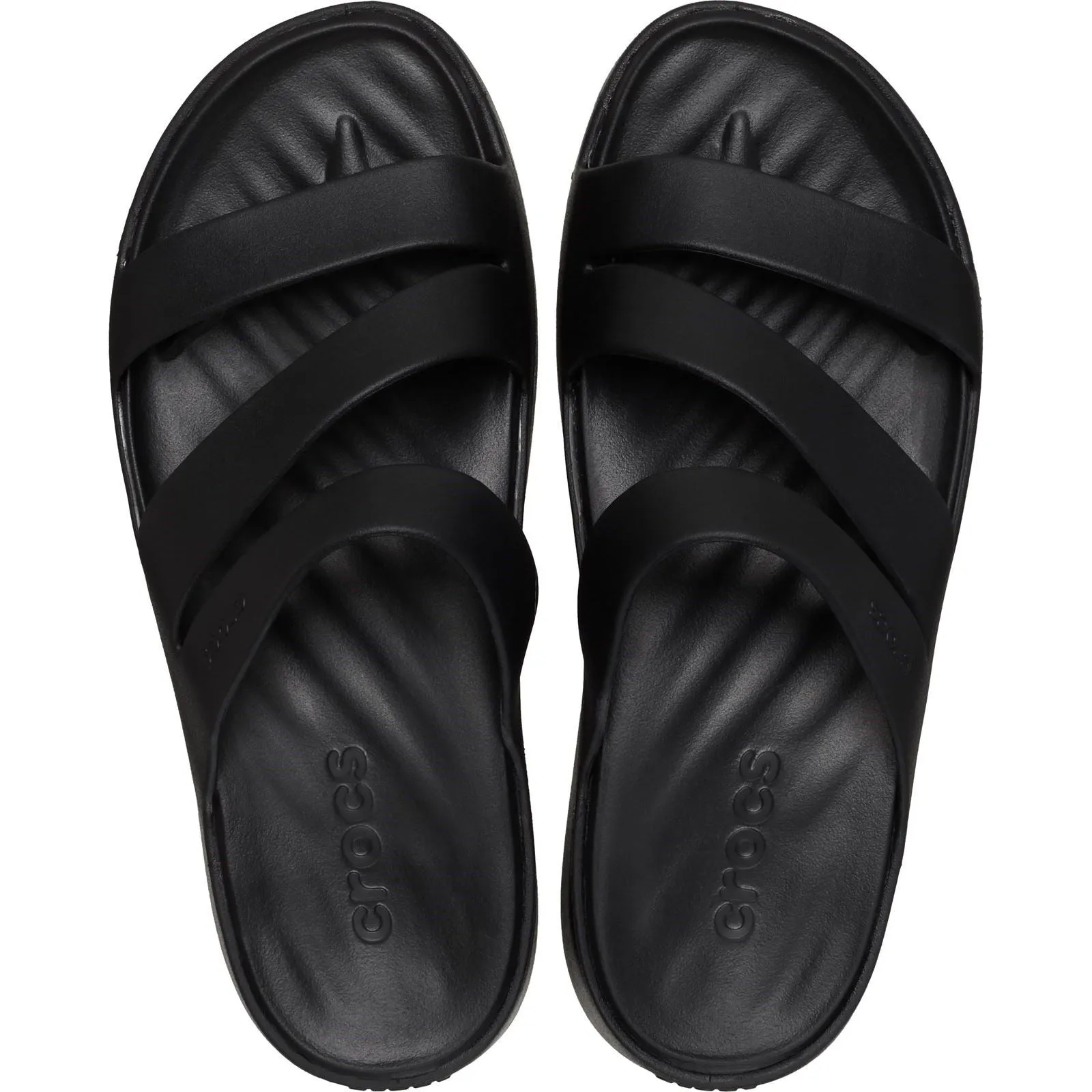 Frauen Crocs 209587 Getaway Riemchen Pantoffeln
