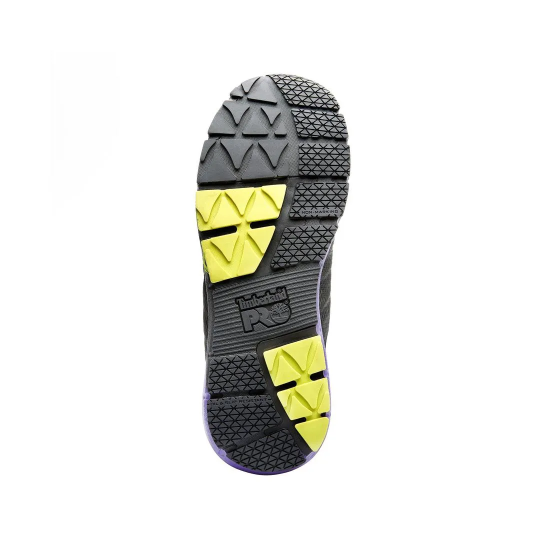 Damen Radius Arbeitsschuh mit Composite-Zehenkappe Schwarz/Lila