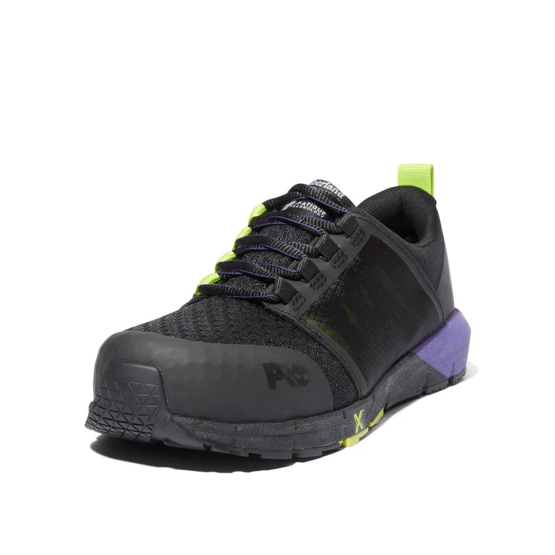 Damen Radius Arbeitsschuh mit Composite-Zehenkappe Schwarz/Lila