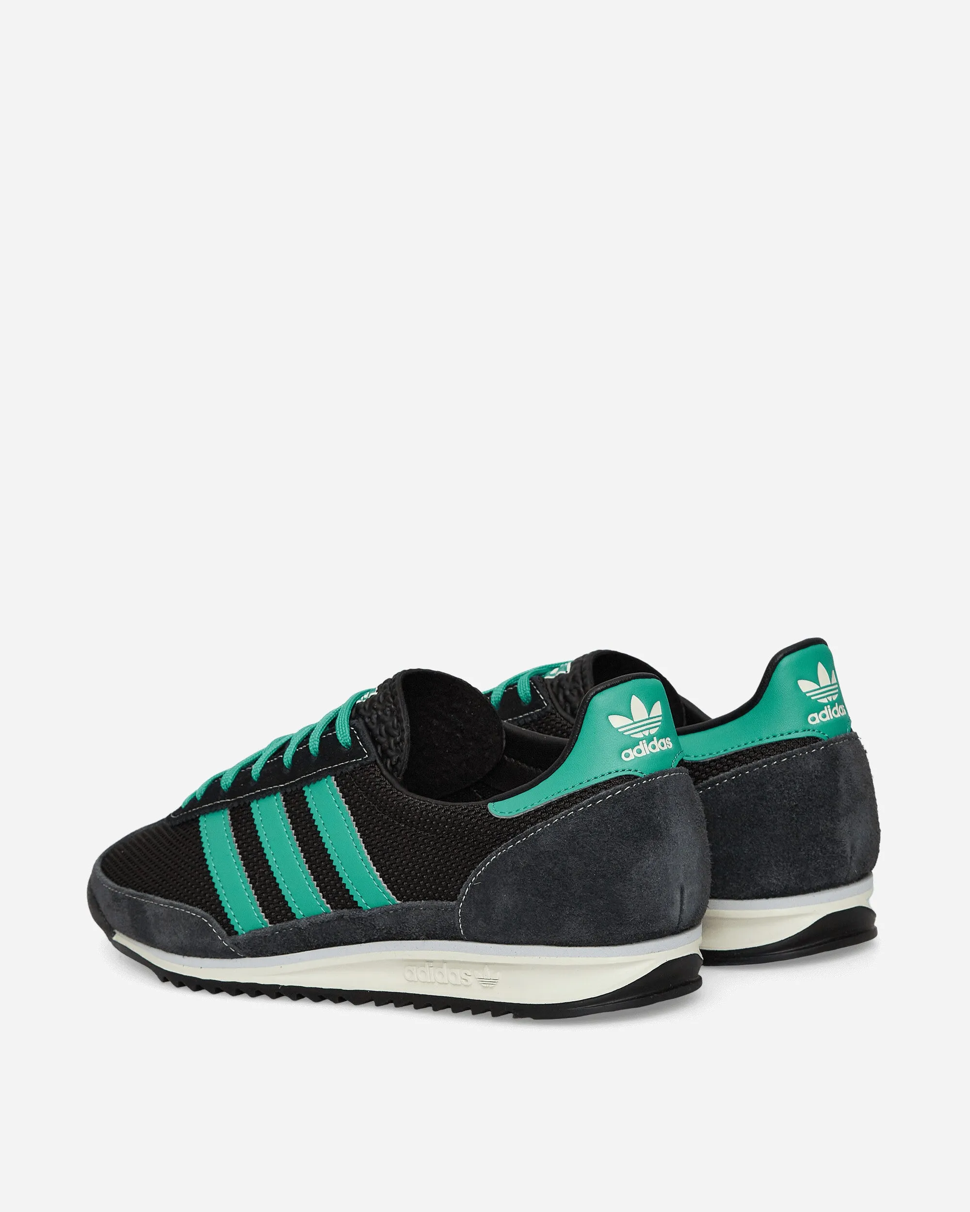 Damen SL 72 Sneakers Core Schwarz / Semi Court Grün