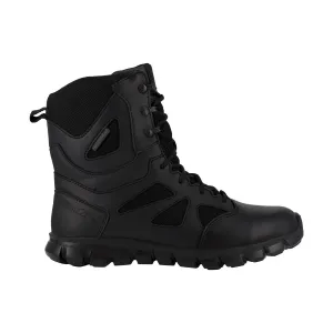 Damen Sublite Cushion 8 Zoll Weiche Zehen Taktischer Stiefel Schwarz