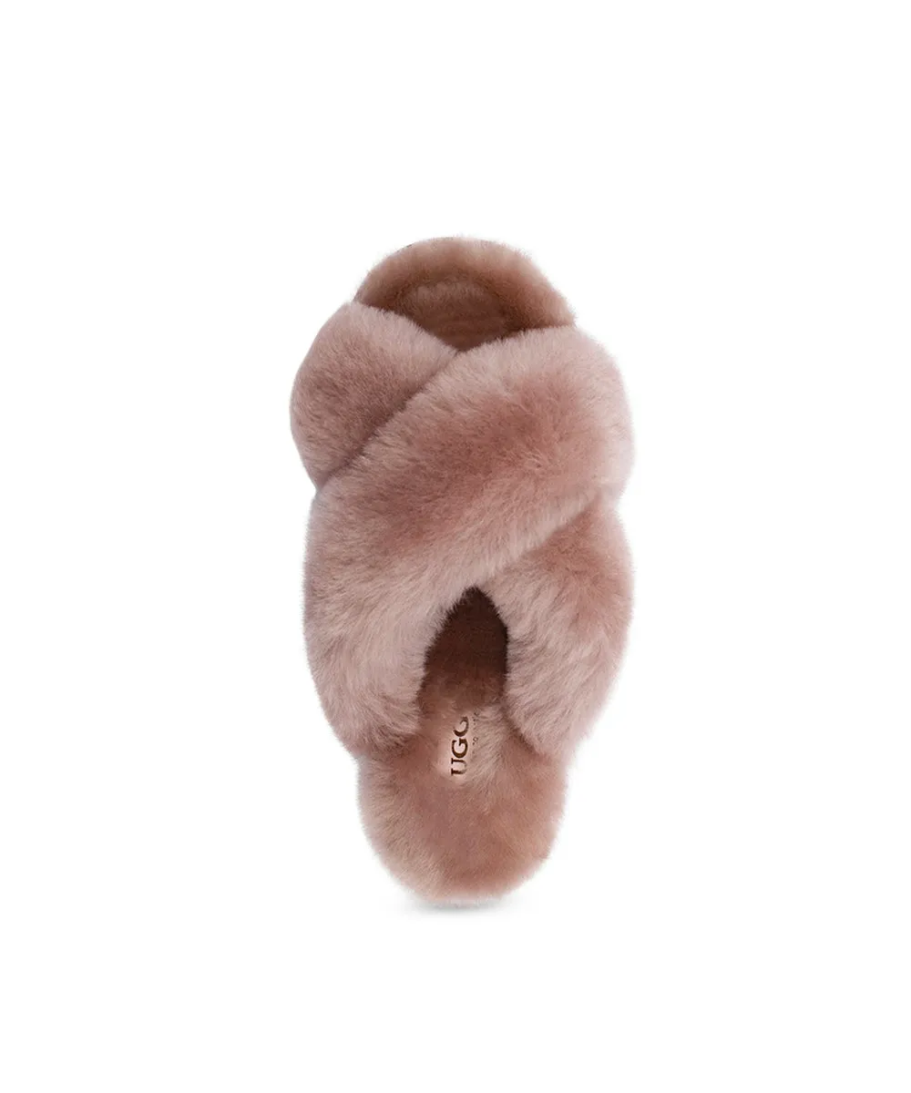Damen UGG Premium Cross Over Hausschuhe UGG Schuhe