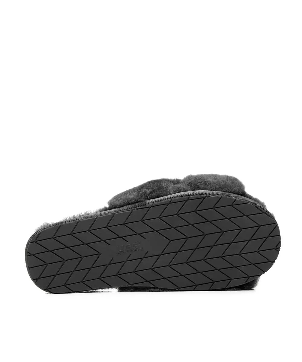 Damen UGG Premium Cross Over Hausschuhe UGG Schuhe