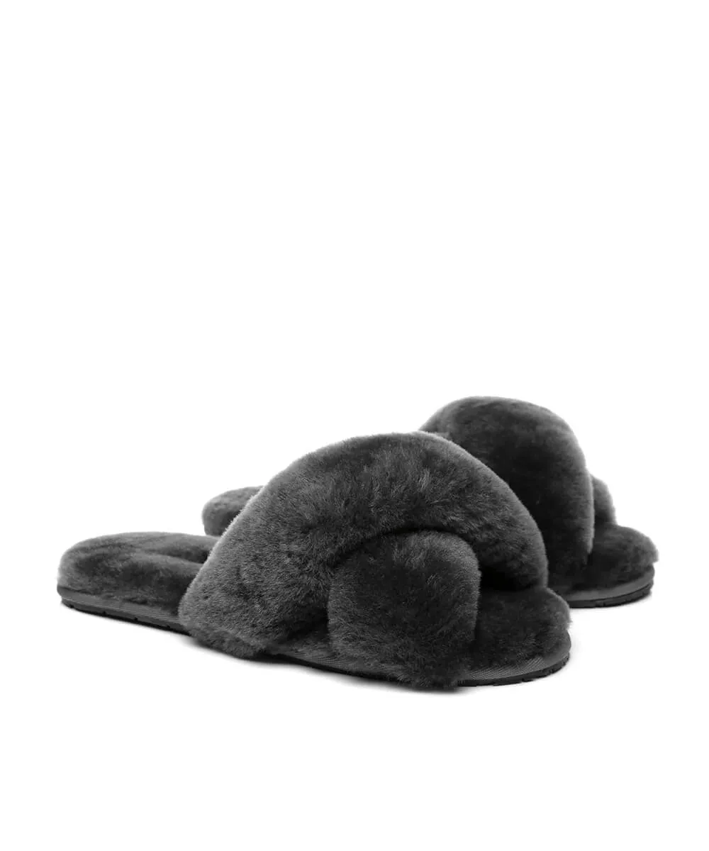Damen UGG Premium Cross Over Hausschuhe UGG Schuhe