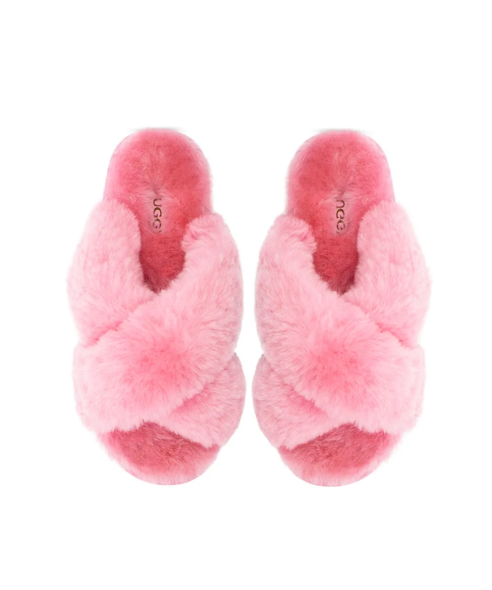 Damen UGG Premium Cross Over Hausschuhe UGG Schuhe