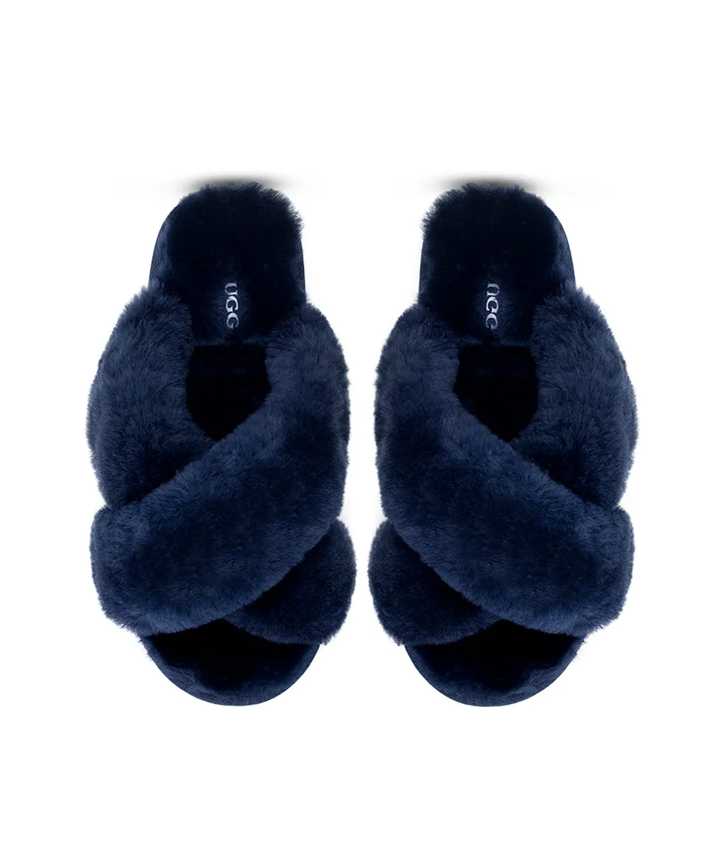 Damen UGG Premium Cross Over Hausschuhe UGG Schuhe
