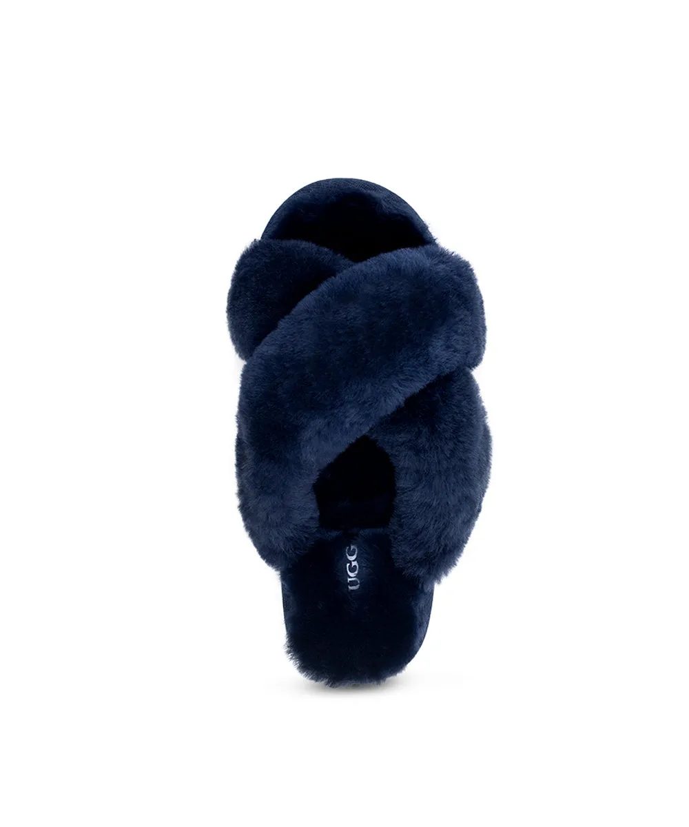 Damen UGG Premium Cross Over Hausschuhe UGG Schuhe