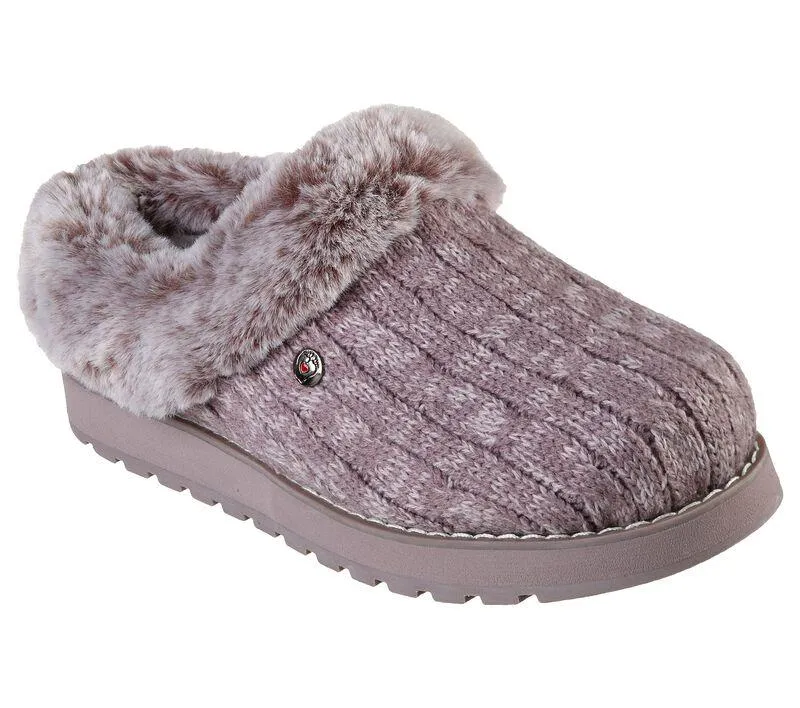 Skechers Keepsakes Ice Angel Damen-Weitpassform-Pantoffeln - Mauve