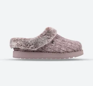Skechers Keepsakes Ice Angel Damen-Weitpassform-Pantoffeln - Mauve