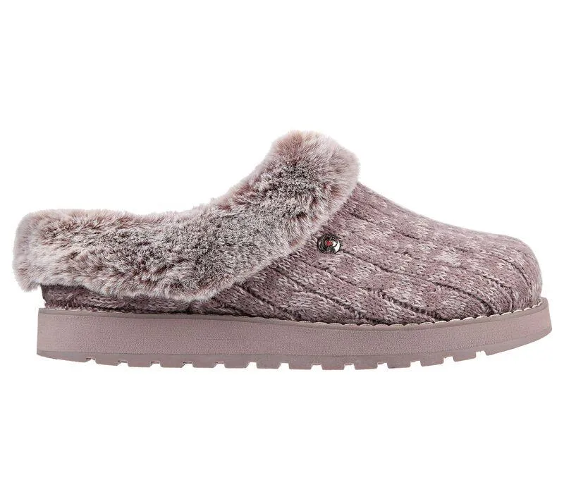 Skechers Keepsakes Ice Angel Damen-Weitpassform-Pantoffeln - Mauve
