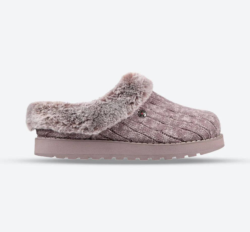 Skechers Keepsakes Ice Angel Damen-Weitpassform-Pantoffeln - Mauve