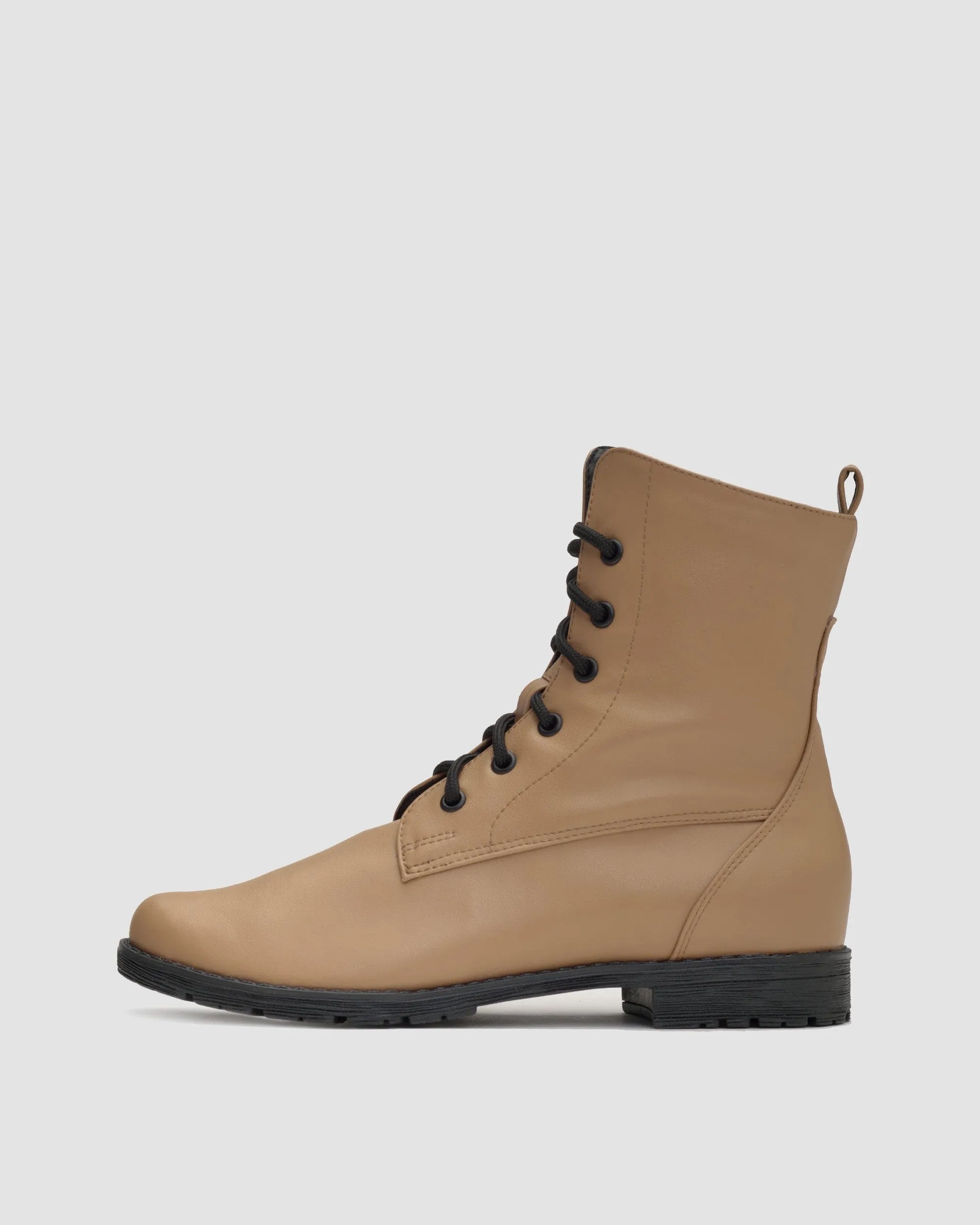 Damen-Worker Nr. 2 Vegea Traubenleder Stiefel | Beige